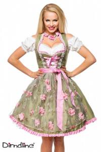 Dirndl-Kostüm mit Kleid & Blumenschürze