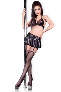 Erotisches Gogo Set aus Kunstleder