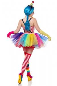 Mehrteiliges Clown Girl Kostüm Set