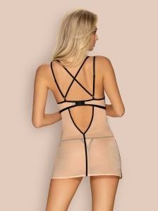 Nude Chemise Goldschimmernd