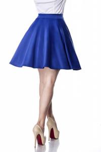Tellerrock weit schwingend in blau