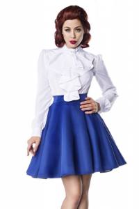 Tellerrock weit schwingend in blau