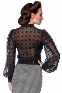 Vintage Bluse in schwarz