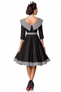 Premium Vintage Swing-Kleid mit Kragen