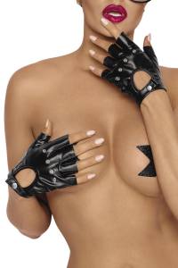 Wetlook Handschuh  fingerlos schwarz