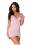 Chemise mit String in Pink