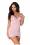 Chemise mit String in Pink