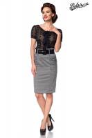 Highwaist Damen Bleistiftrock sc...