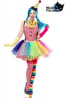 Mehrteiliges Clown Girl Kostüm Set