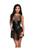 Am Bauch mit sexy Riemchen gefer...